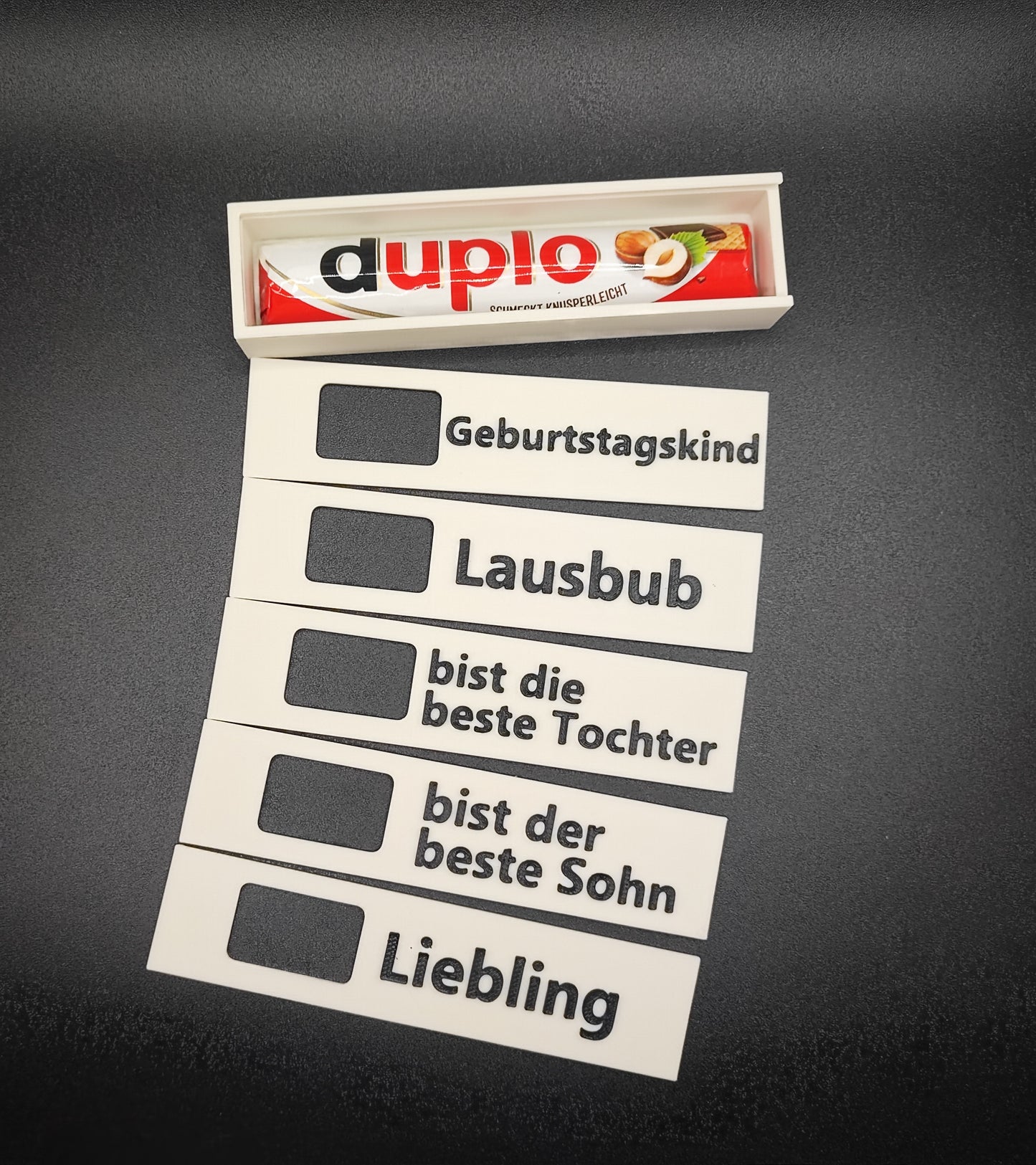 Personalisierbare Duplo-Box