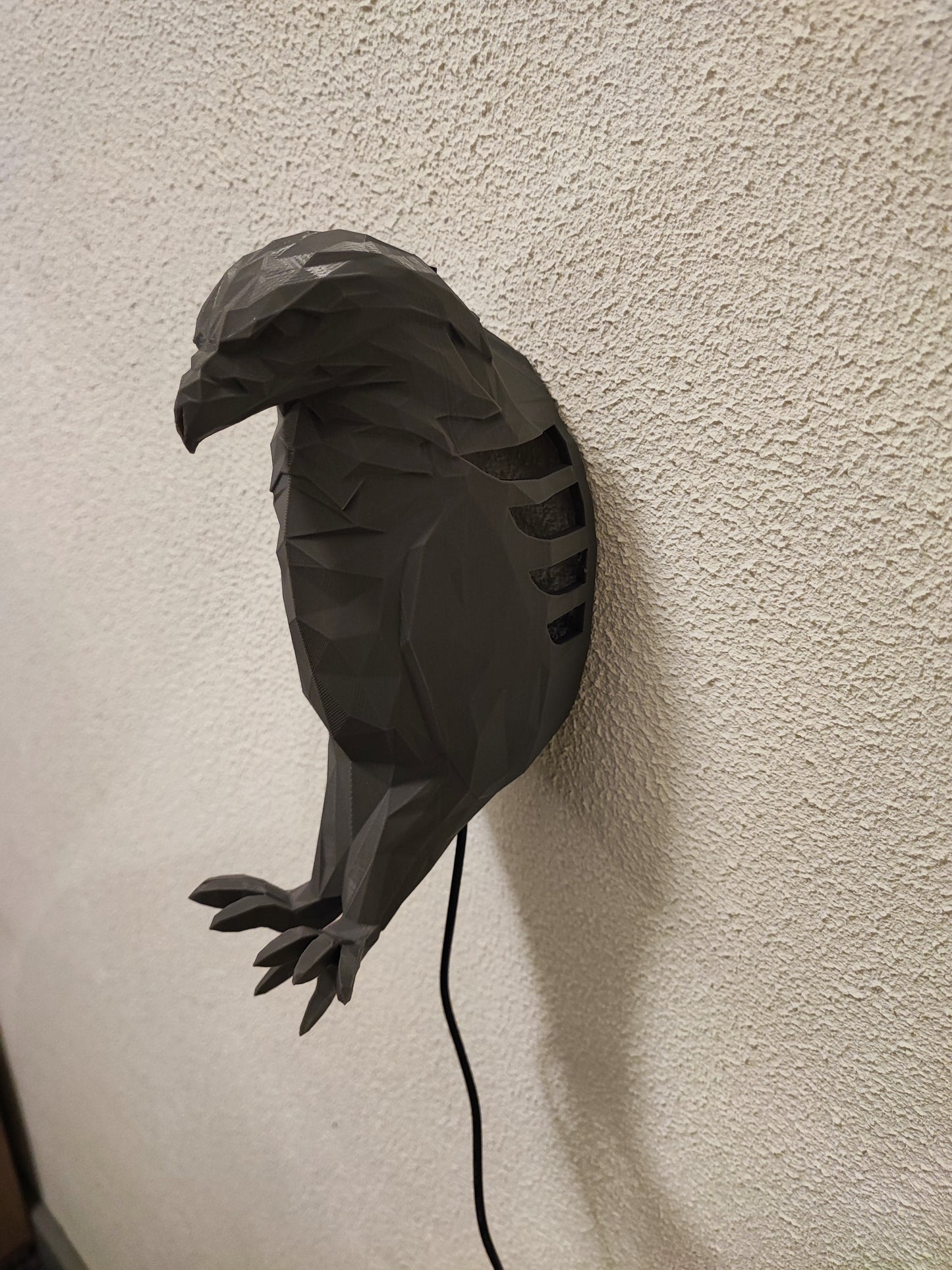 Flügel des Lichts – 3D-Wandlampe "Adler“