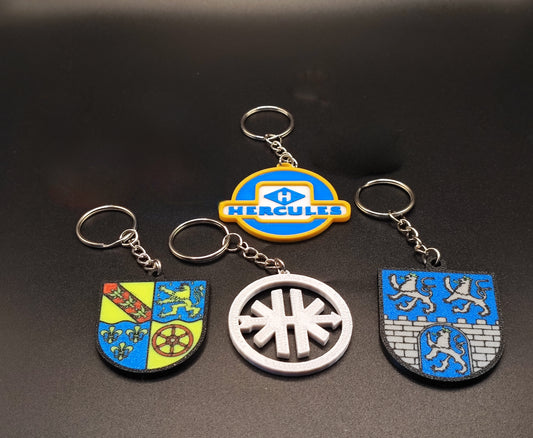 Individueller 3D-Schlüsselanhänger