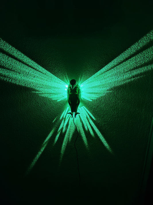 Flügel des Lichts – 3D-Wandlampe "Adler“